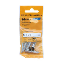 Gipsankare 13 x 38 mm 4-pack Heco